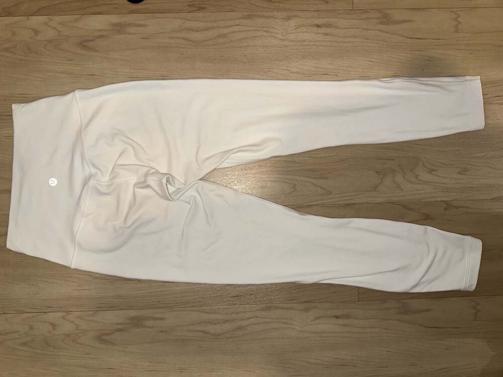 Lululemon Align High-Rise Pant 25" White Size 4 - Picture 3 of 8